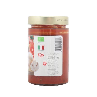Naturel Organic Tomato with Mushroom Pasta Sauce (New Look) 340g